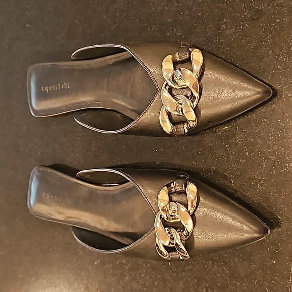 💕NORDSTROM OPEN EDIT💕 Kristin Pointed Toe Mule ~ Black 38 NWT - Picture 8 of 15